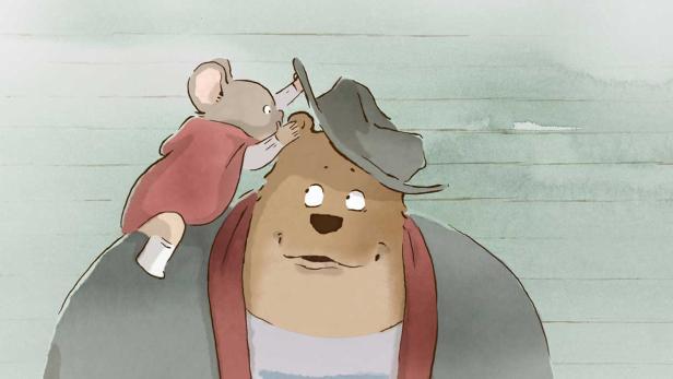 Eröffnungsfilm – ERNEST &amp; CELESTINE, Beligen/Frankreich 2012: Ausgezeichnet gezeichnet wird die Geschichte der nicht ganz alltäglichen Freundschaft zwischen einer Maus und einem Bären gezeigt.