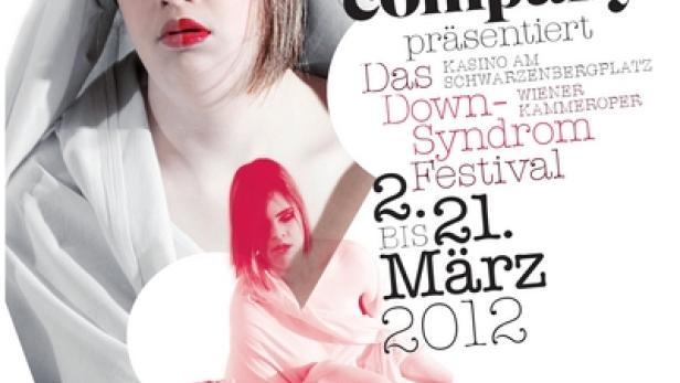 Ein Plakat für das „Down-Syndrom Festival“ der I Dance Company vom 2. bis 21. März 2012.