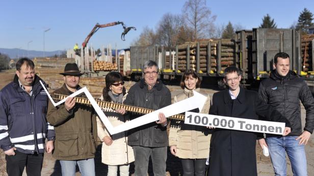 Die Holzwirtschaft und Stahlbau Unger sorgen für die Tonnagen auf der Strecke Oberwart-Friedberg