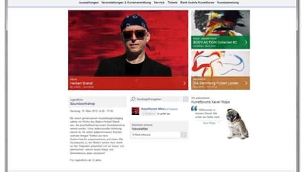 Die Webseite des Bank Austria Kunstforums mit Informationen zu Ausstellungen und Veranstaltungen.
