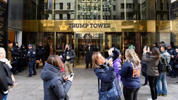 Beliebtes Fotomotiv: Der Trump Tower mitten in Manhattan