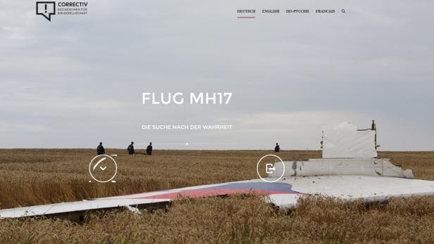 Webreportage über MH17-Absturz ausgezeichnet