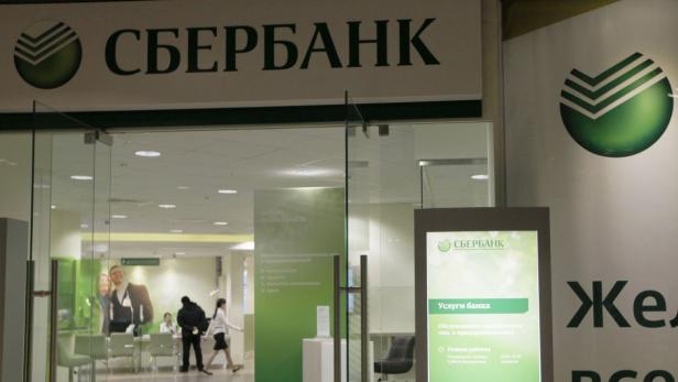 A view of a branch of Sberbank in Krasnoyarsk