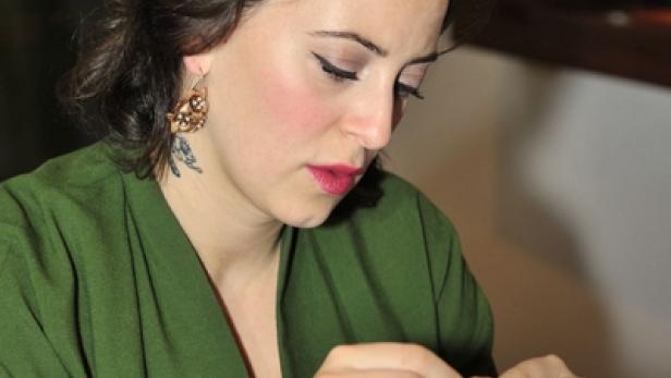 Lena Hoschek, Modedesignerin und &quot;Folge deinem Herz&quot;-Botschafterin von Coca-Cola light (c: coca-cola)