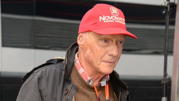 Niki Lauda wird im Rahmen der Legendenparade am Sonntag ins Auto steigen.