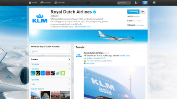 KLM - Enhanced Profile Page - Twitter - TBG Digital