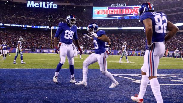 Die Giants stoppten die Cowboys.