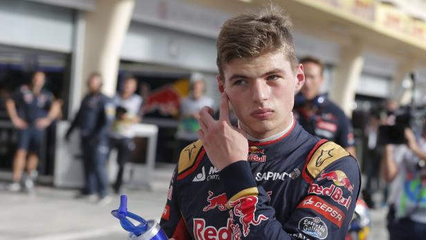 Cool: Mit seinen 17 Jahren ist Max Verstappen der Jungstar. In Zukunft müssen Formel-1-Piloten mindestens 18 Jahre alt sein.