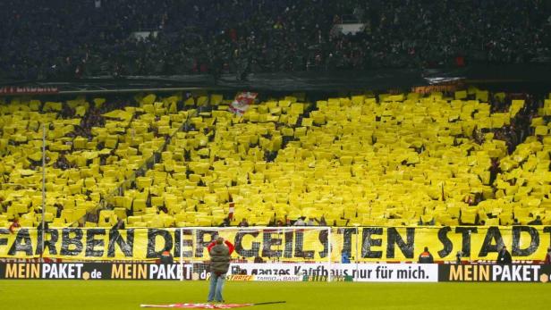 Schwarz-gelb: Nicht nur der BVB, sondern auch die Farben der Stadt München.