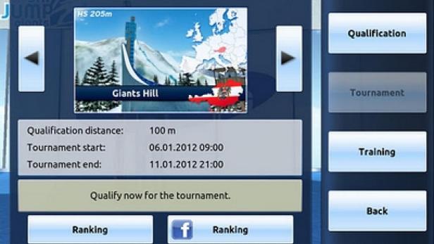 Greentube - Samsung - Ski Jump Giants - Game - Android-Edition
