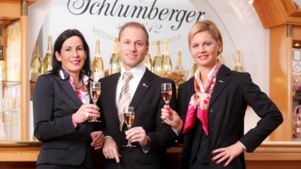 Anne Deutsch, Florian Czink, Karin Trimmel - Schlumberger-Marken-Management (c: schlumberger österreich)