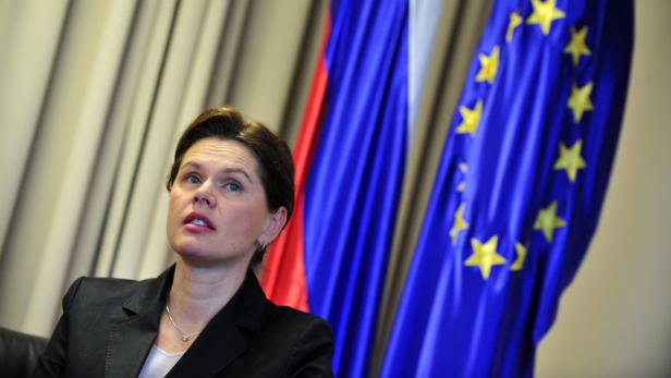 Regierungschefin Alenka Bratusek musste sich am Donnerstag einem Vertrauensvotum stellen