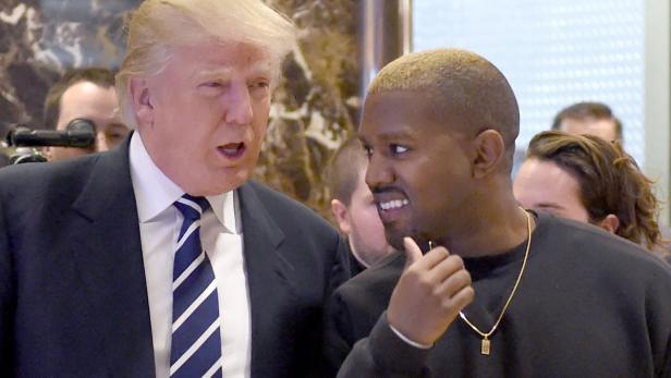 Donald Trump und Kanye West