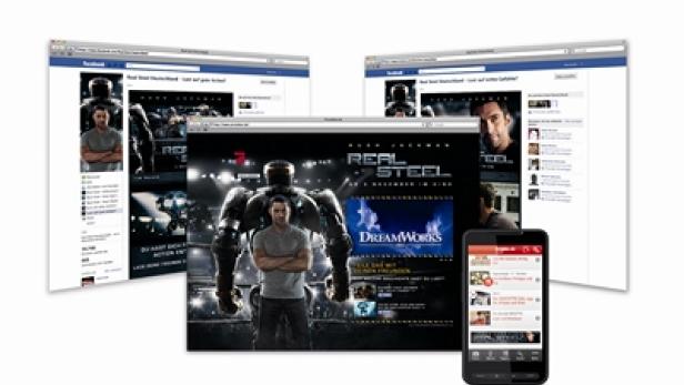 Real Steel - Dreamworks-Produktion - Film - Online-Kampagne - vi knallgrau