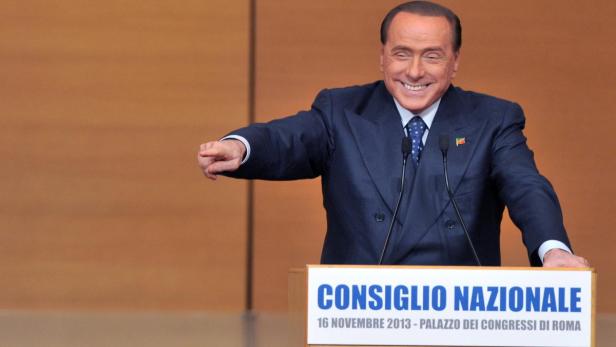Siegessicher und von sich selbst überzeugt: Silvio Berlusconi