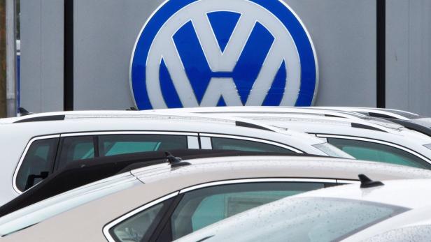 Volkswagen und Firmen-Logo