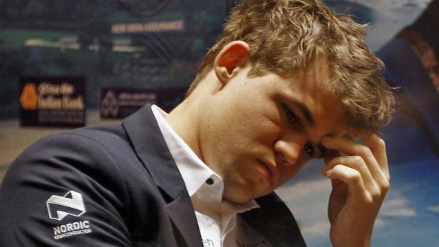 Carlsen punktete am Samstag erneut.