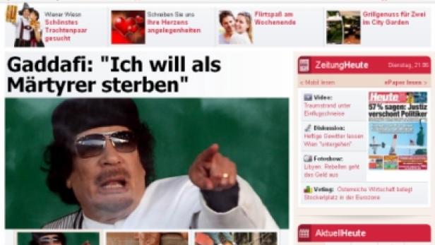 Heute.at - Relaunch Oktober 2011
