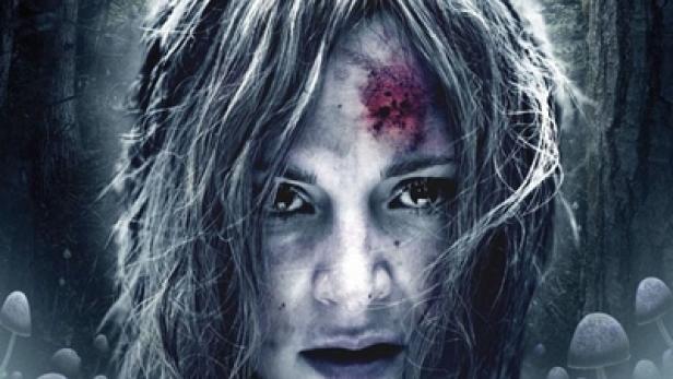 Das Filmplakat für „One Way Trip 3D“ zeigt Sabrina Reiter mit einer Wunde auf der Stirn.
