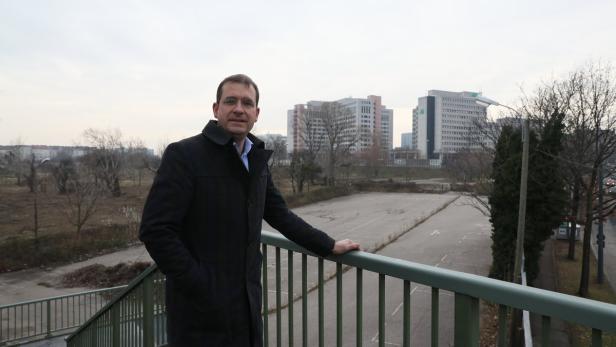 Von Pfui zu Hui: Hans-Peter Weiss, Geschäftsführer der ARE, entwickelt eines der letzten freien Areale in der Innenstadt.