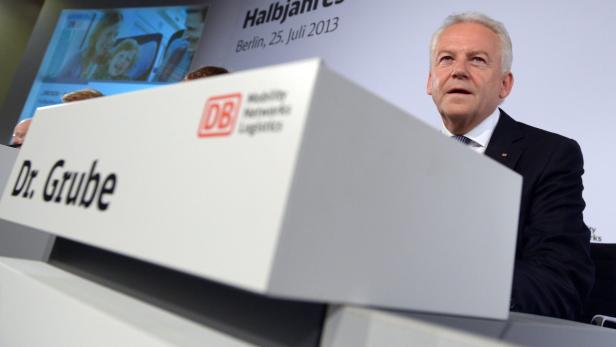 DB-Chef Rüdiger Grube bekam 2014 rund 2,4 Millionen Euro Gage.