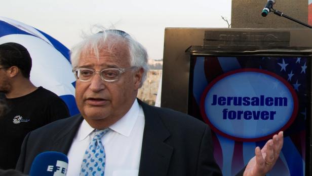 David Friedman ist ein Freund der israelischen Siedlungspolitik