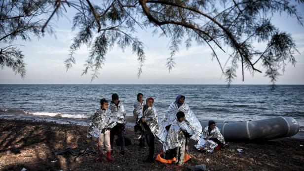 Die Kälte setzt den Flüchtlingen besonders zu.