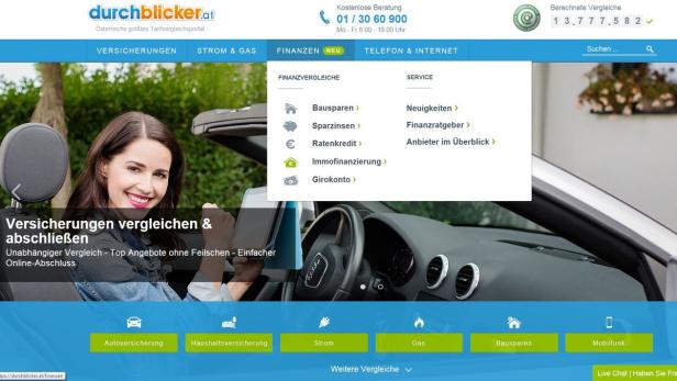 durchblicker.at: Online die Konditionen von Wohnbaukrediten vergleichen