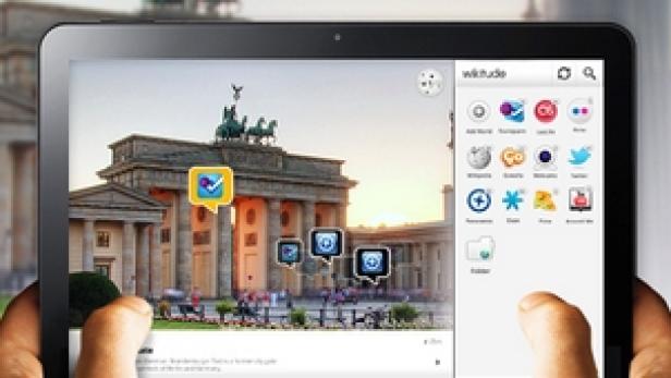 Wikitude - Augmented Reality-Browser - Android-Tablet-Version - Wikitude.org