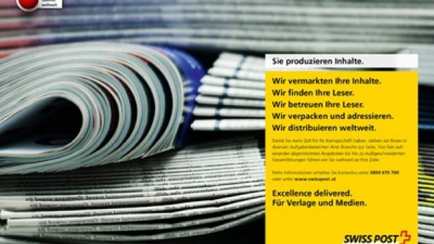 Swiss Post International - Printkampagne - Sujet Verlage und Medien - Euro RSCG Zürich