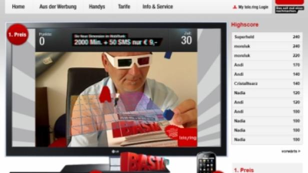 tele.ring-Kampagne - Augmented Reality-Game - Tunnel23.com