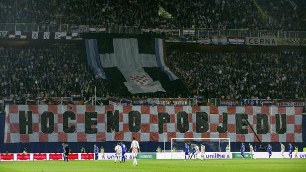 &quot;Wir wollen den Sieg&quot;, forderten die kroatischen Fans. Josip Simunic fand im Siegestaumel nach dem Spiel zweifelhafte Worte.