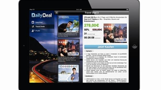 Daily Deal - iPad-App - Launch Juni 2011