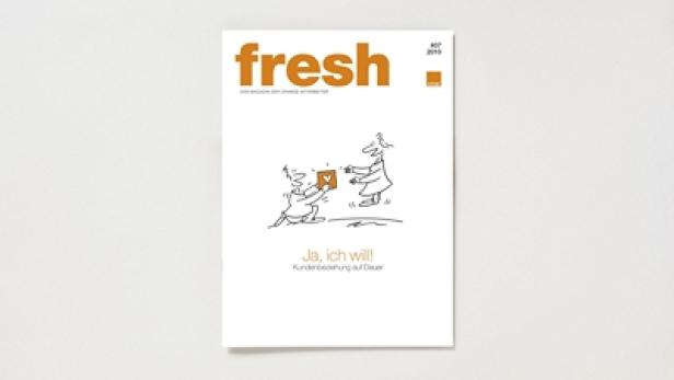 fresh - Orange Austria Mitarbeitermagazin - Brainds