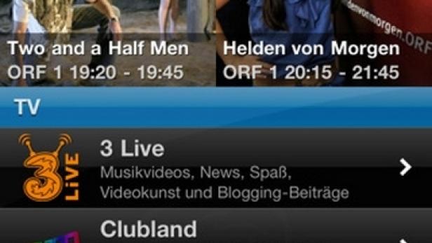 3MobileTV - App - iPhone - Hutchison 3G Austria