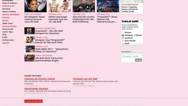 T-Mobile Austria - Online-Kampagne - Krone.at - Sitebranding - Krone Multimedia