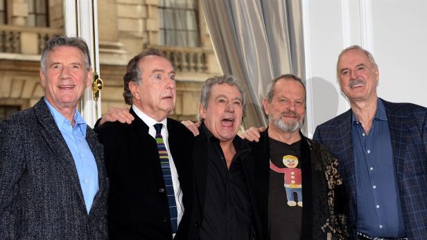 John Cleese, Terry Gilliam, Terry Jones, Eric Idle and Michael Palin.