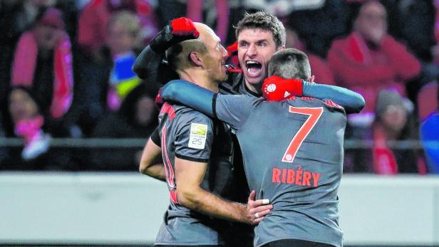 Robben, Müller und Ribéry fordern Leipzig.