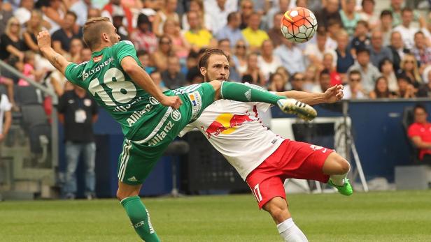 Enge Sache: Salzburg und Rapid stehen vor dem dritten Saisonduell, die Bilanz ist bisher ausgeglichen.