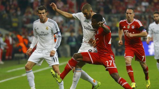 David Alaba trifft mit Bayern wieder auf Real Madrid.