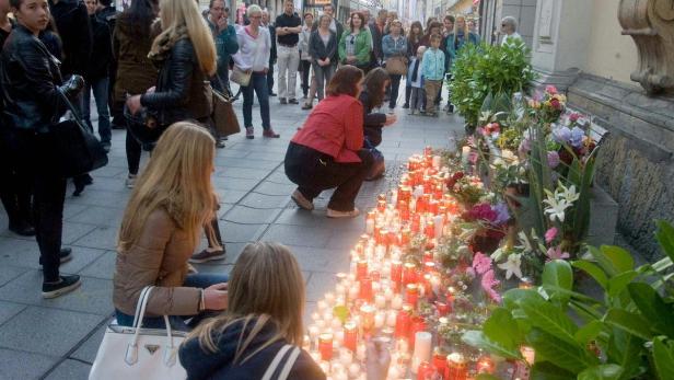 Große Trauer herrschte nach der Tragödie in Graz