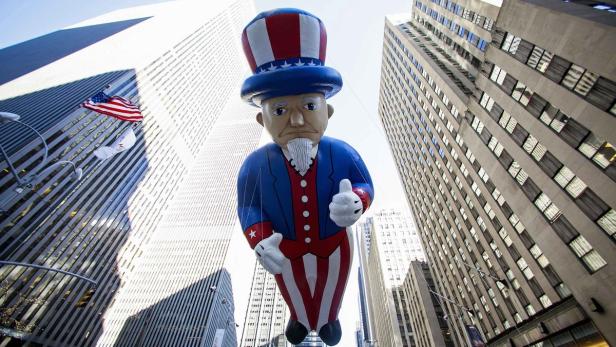 Uncle Sam ist eine Symbol-Figur für die Vereinigten Staaten von Amerika (USA)