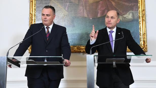 Verteidigungsminister Doskozil (SPÖ) und Innenminister Sobotka (ÖVP) verhandelten Paket