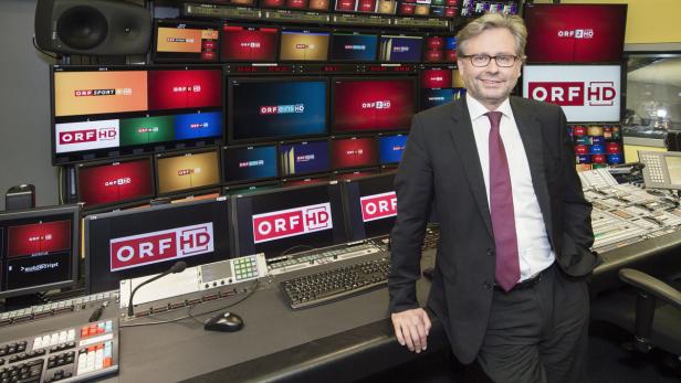 Die ORF-Variante des Vieraugenprinzips: ORF-Chef Alexander Wrabetz trägt Brille.