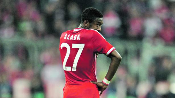 Am Boden: Bayern-Profi David Alaba.