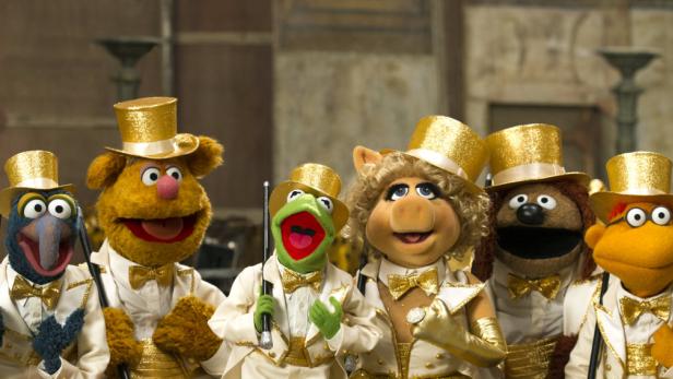 Sie sind wieder da: Kermit, Miss Piggy, Sam Eagle, Fozzie Bär, Gonzo, Das Tier &amp; Co. sorgen in ihrem zweiten Kinofilm &quot;Muppets Most Wanted&quot; für unbeschwerte Lacher. Ab Donnerstag in den heimischen Kinos