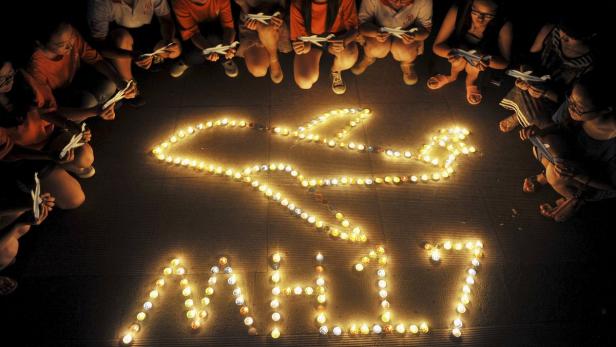 Trauer um die Toten von Flug MH17 der Malaysia Airlines