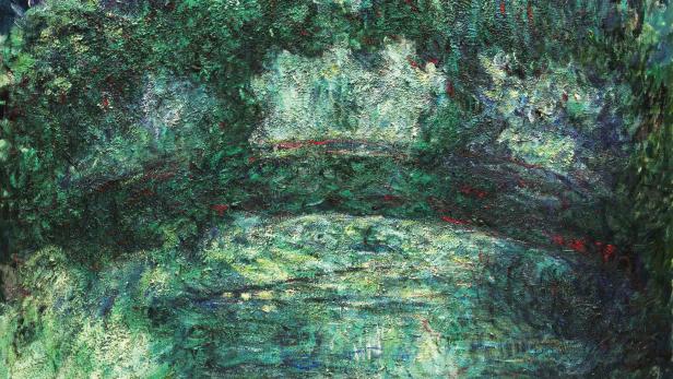 Sotheby&#039;s pariert mit einem anderen Bild aus Monets Seerosengarten: Le pont japonais, 1918-24, Schätzwert 12-18 Millionen US-Dollar.