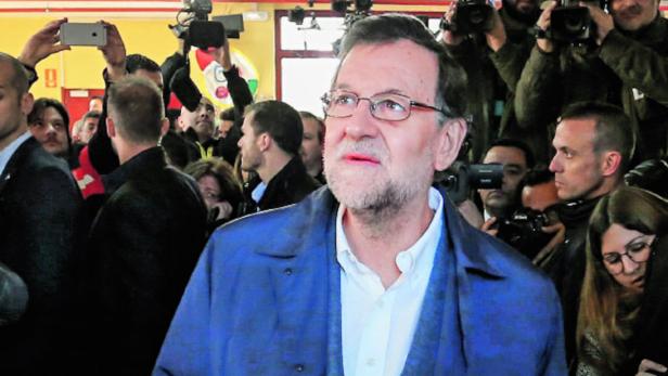 Schwere Verluste: Konservativer Premier Mariano Rajoy (Volkspartei, PP)