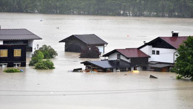 Im Juni 2013 überrollte das Hochwasser Kössen. Das wollen die Bewohner nie mehr wieder erleben